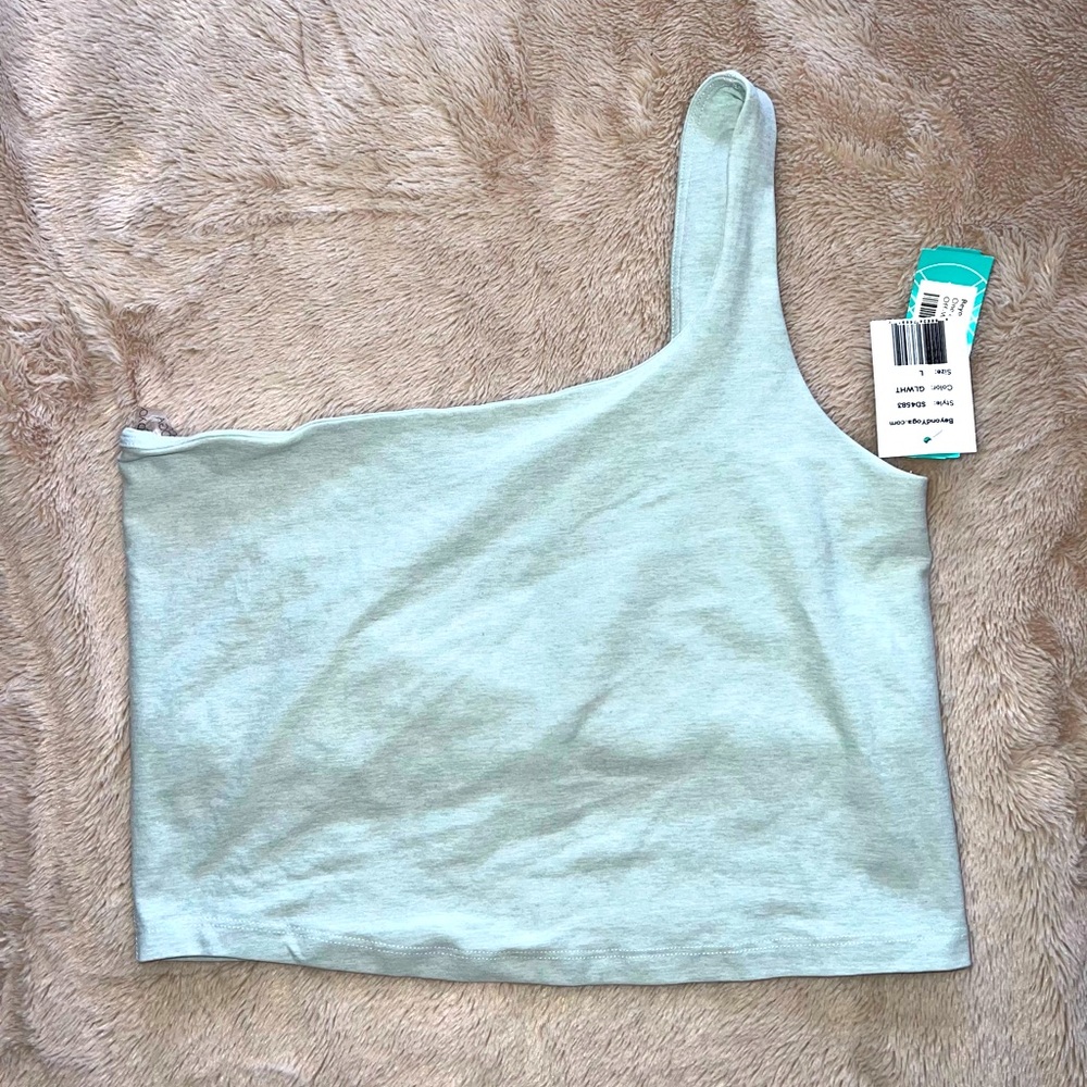 Beyond Yoga one shoulder cropped tank